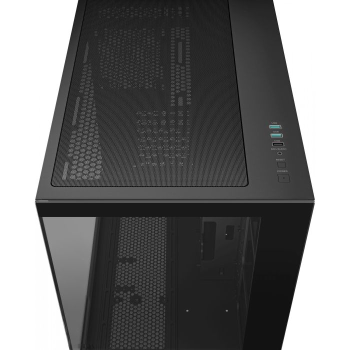 DeepCool CG530 Torre Midi PC Gaming Negra ATX, micro ATX, ITX con Vidrio Templado y Filtro Anti-Polvo 12