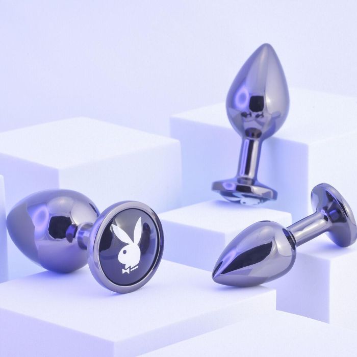 Plug Anal Playboy Playboy Plateado 4 Plug Anal Playboy Playboy Plateado 4