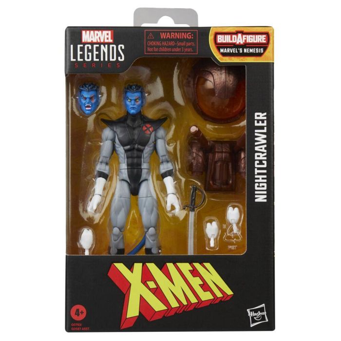 Hasbro Marvel Legends Series Rondador Nocturno Patrulla-X Figura de Acción con 7 Piezas y Accesorios 0 Hasbro Marvel Legends Series Rondador Nocturno Patrulla-X Figura de Acción con 7 Piezas y Accesorios 0