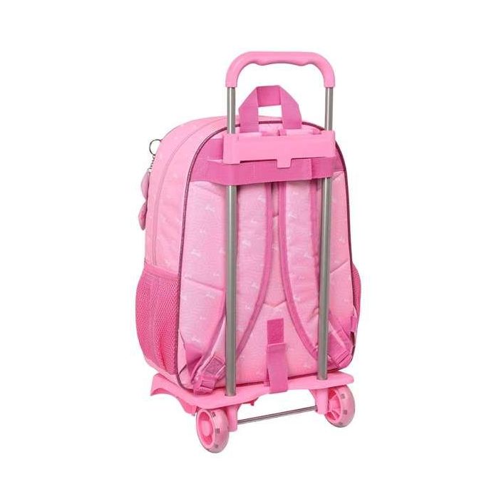 Mochila Escolar con Ruedas Barbie Girl Rosa 33 x 42 x 14 cm 1 Mochila Escolar con Ruedas Barbie Girl Rosa 33 x 42 x 14 cm 1