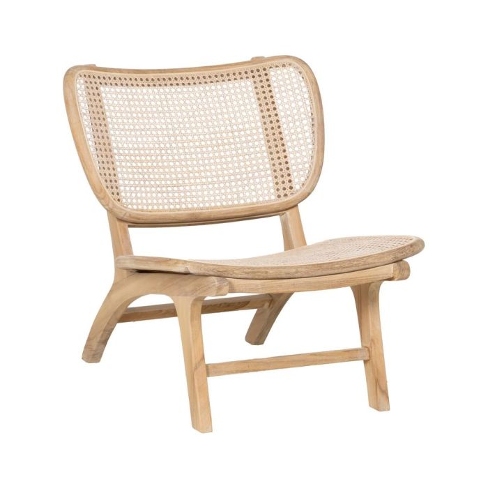 Sillón Natural Ratán/Madera Salón 84 X 58 X 74 cm