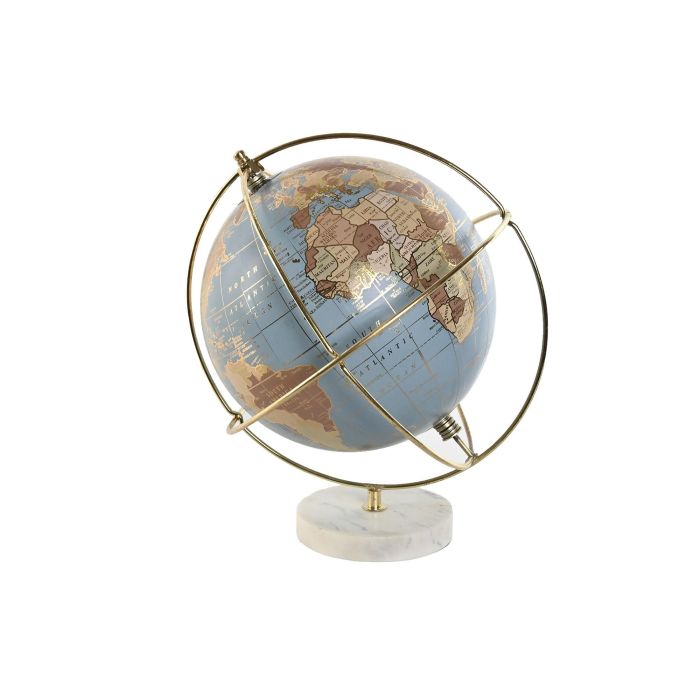 Globo Terraqueo Glam DKD Home Decor Dorado 20 x 27 x 20 cm (4 Unidades)