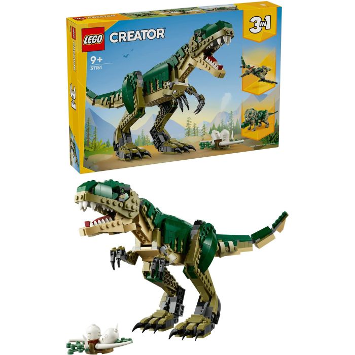 LEGO 31151 Creator 3-in-1 T.Rex Juguete de Construcción de Dinosaurio para Niños 2 LEGO 31151 Creator 3-in-1 T.Rex Juguete de Construcción de Dinosaurio para Niños 2