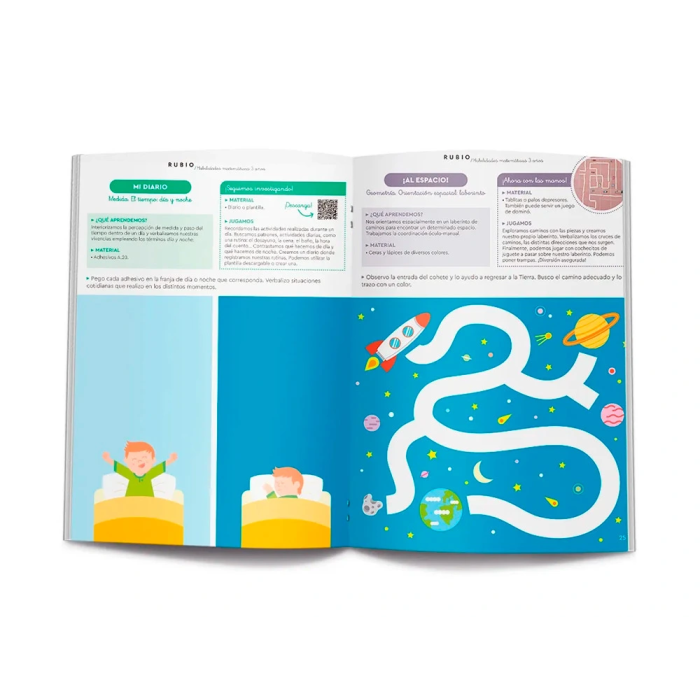 Cuaderno Rubio A4 Habilidades Matematicas (+3 Años) 2 Cuaderno Rubio A4 Habilidades Matematicas (+3 Años) 2