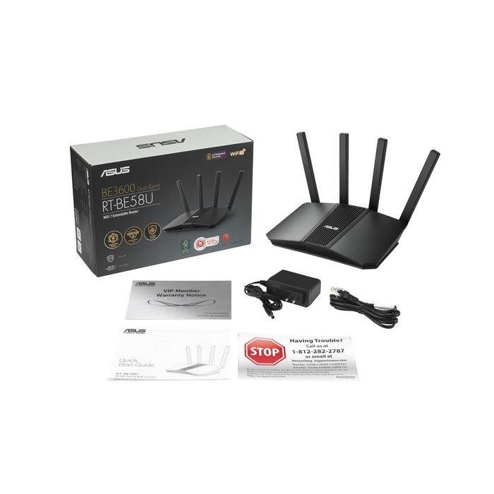 Asus RT-BE58U Router WiFi 7 AiMesh Dual-Band 3600Mbps, Seguridad, Puertos 2.5G/1G, Control Parental y Red IoT 7
