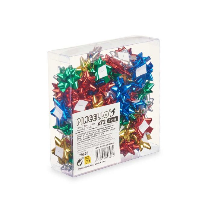 Pvc 72 Lazos Brillo 4Cm Pincello (12 Unidades) 2 Pvc 72 Lazos Brillo 4Cm Pincello (12 Unidades) 2