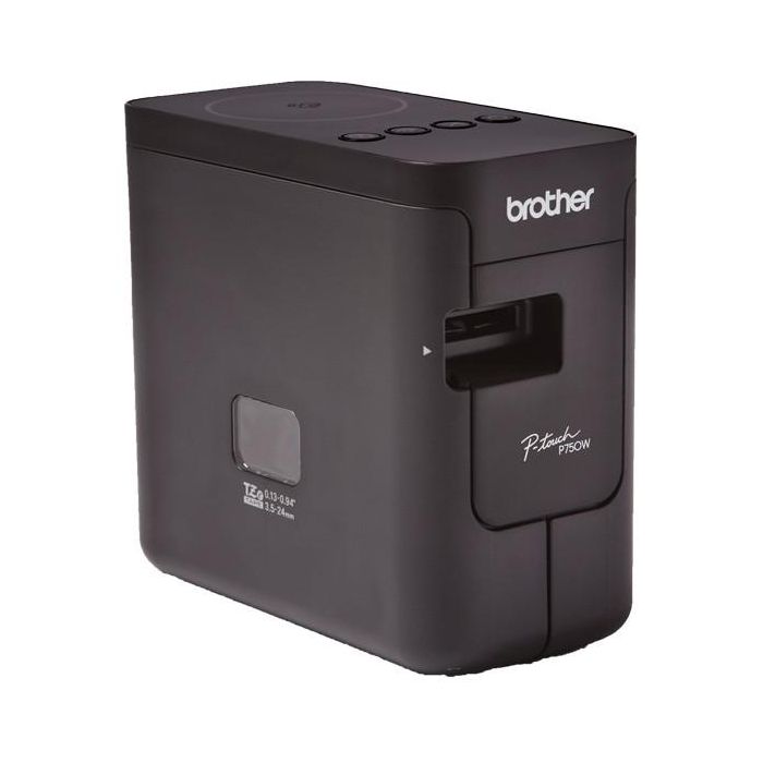 Brother Etiquetadora P-Touch PT-P750W Impresora de Etiquetas Monocromática Transferencia Térmica Inalámbrico y Alámbrico Negro 1