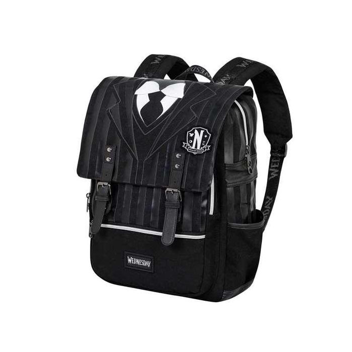 Karactermania Mochila Oxford Miércoles Uniform Algodón 40 x 29 x 14 cm 6
