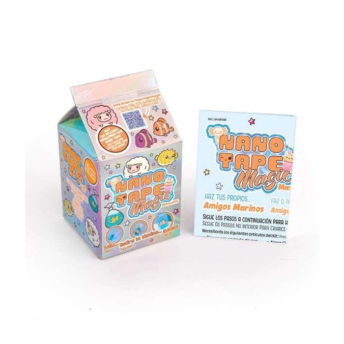 Juego nano tape magic mini - surtido nubes/mascotas. crea sin parar, llaveros, peces de colors, diseños con slime - modelos surtidos 1 Juego nano tape magic mini - surtido nubes/mascotas. crea sin parar, llaveros, peces de colors, diseños con slime - modelos surtidos 1