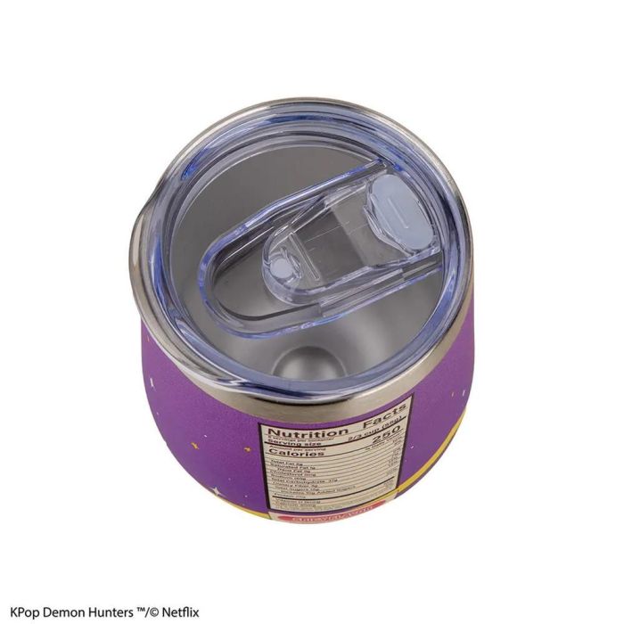 Cinereplicas Taza Viaje Isotermica Kpop Demon Hunters Netflix Rumi Sabor Superstar Anime Coleccionable, 350 ml, Acero Inoxidable