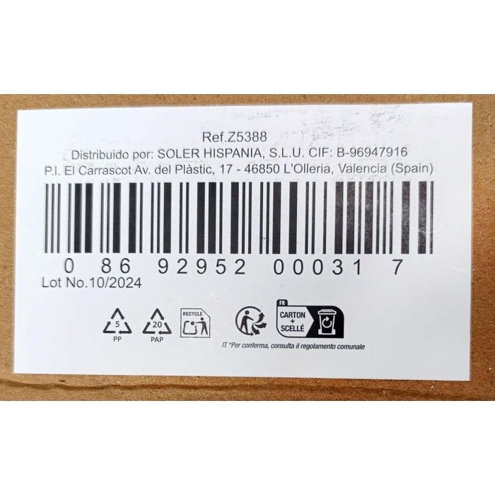 Lav Set de 6 Vasos de Agua Lara 205 cc (8 Cajas) 1