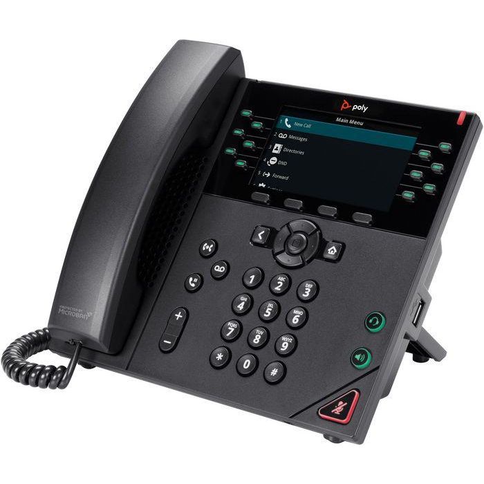 HP VVX 450 12-Line IP Phone and PoE-enabled 2