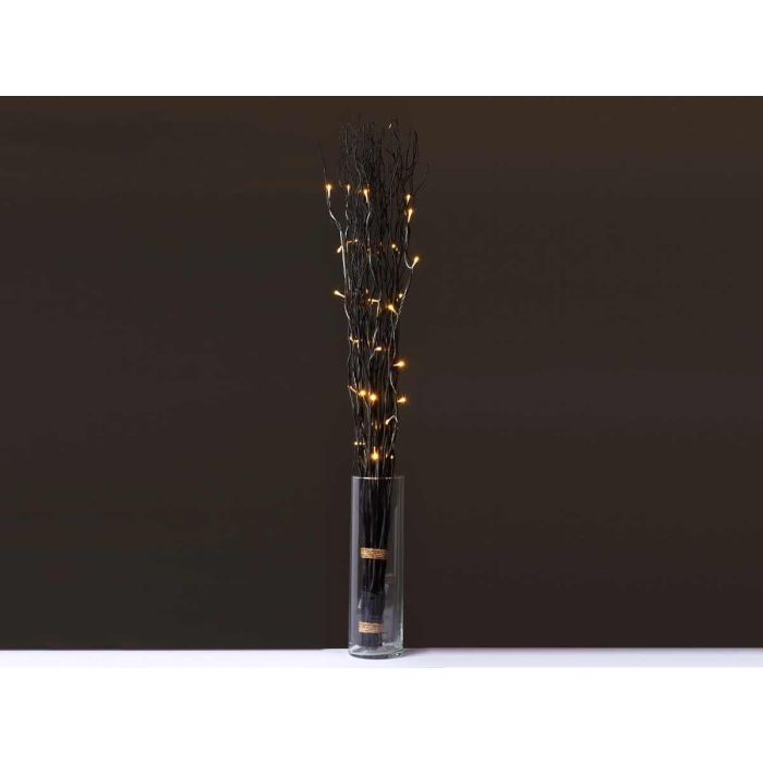 Ramillete Varas Negro 30 Leds 120Cm Giftdecor (8 Unidades) 2 Ramillete Varas Negro 30 Leds 120Cm Giftdecor (8 Unidades) 2