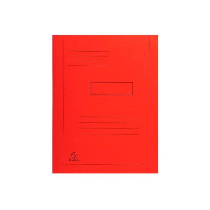 Subcarpeta Exacompta Forever 2 Solapa 290G A4 Rojo Claro Paquete De 50