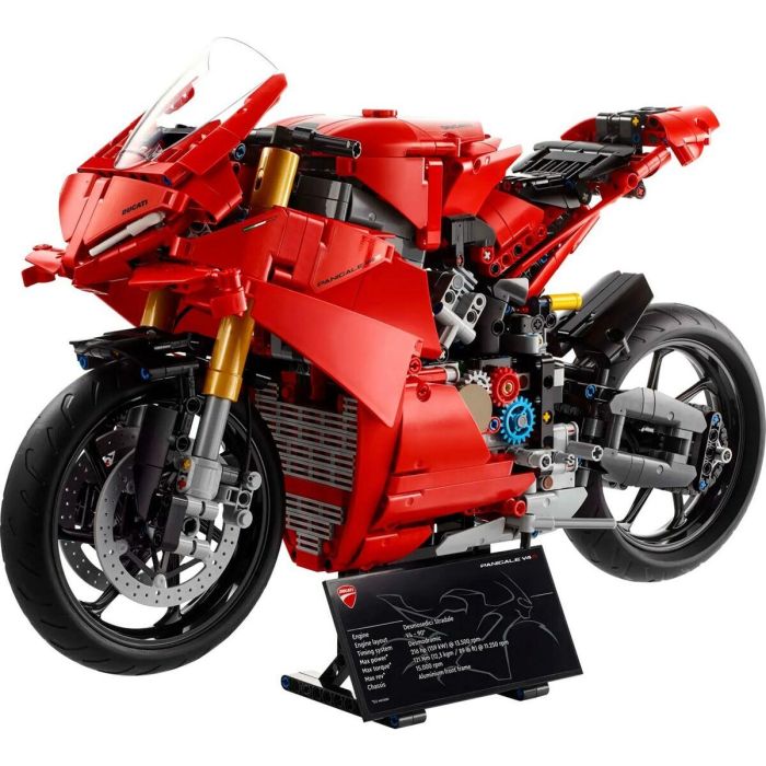 Lego 42202 Ducati Panigale V4 S Motorcycle Motocicleta para construir para adultos 7