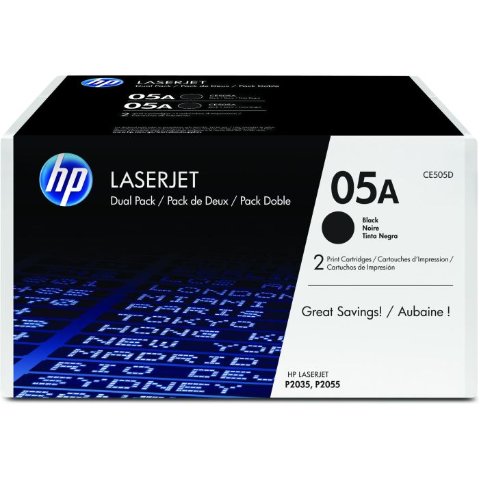 HP Laserjet P2035/2055D/2055DN Toner Negro (Pack 2) HP Laserjet P2035/2055D/2055DN Toner Negro (Pack 2)