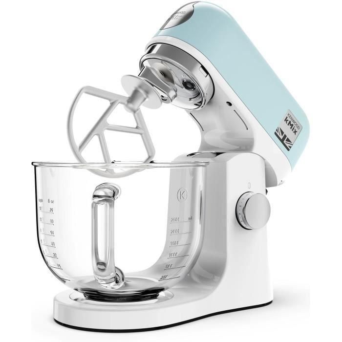 Robot repostero multifunción KENWOOD KMX754PB - Motor profesional 1000W - 2 salidas para accesorios - Bol de cristal de 5L con asa 1 Robot repostero multifunción KENWOOD KMX754PB - Motor profesional 1000W - 2 salidas para accesorios - Bol de cristal de 5L con asa 1