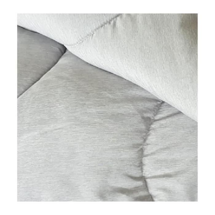 ABEIL Edredón templado BICOLOR 140x200cm - Blanco y gris moteado 1 ABEIL Edredón templado BICOLOR 140x200cm - Blanco y gris moteado 1