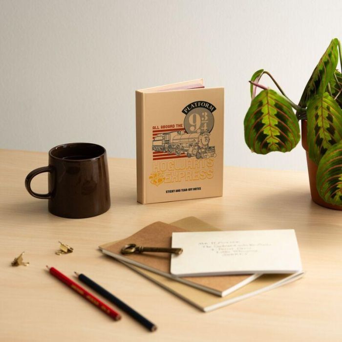 Cuaderno notas adhesivas Plataforma 9 3/4 Harry Potter 3