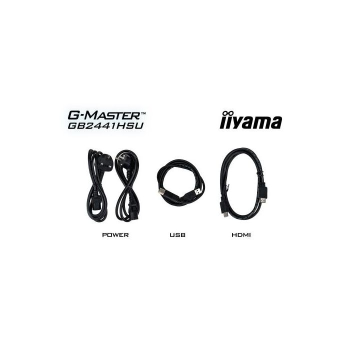 Monitor Iiyama 24 Pulgadas Resolución Full Hd (1920X1080), Panel Ips, 1 Ms (Mprt), 100 Hz, Brillo 250, Contraste 1300:1, Hdmi, Displayport, Usb Hub, Altavoces, Soporte Ajustable, Flicker‑Free, Low Blue Light. 17