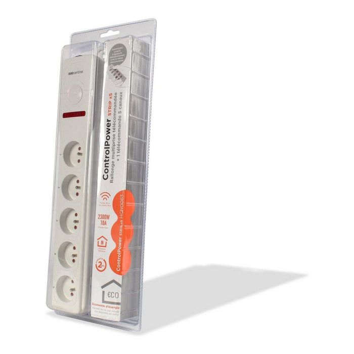 Scs Sentinel Extensión de Regleta de Enchufes con Control Remoto Inalámbrico, 5 Tomas Individuales, Ahorro Energía, 2300W, 30m 1 Scs Sentinel Extensión de Regleta de Enchufes con Control Remoto Inalámbrico, 5 Tomas Individuales, Ahorro Energía, 2300W, 30m 1