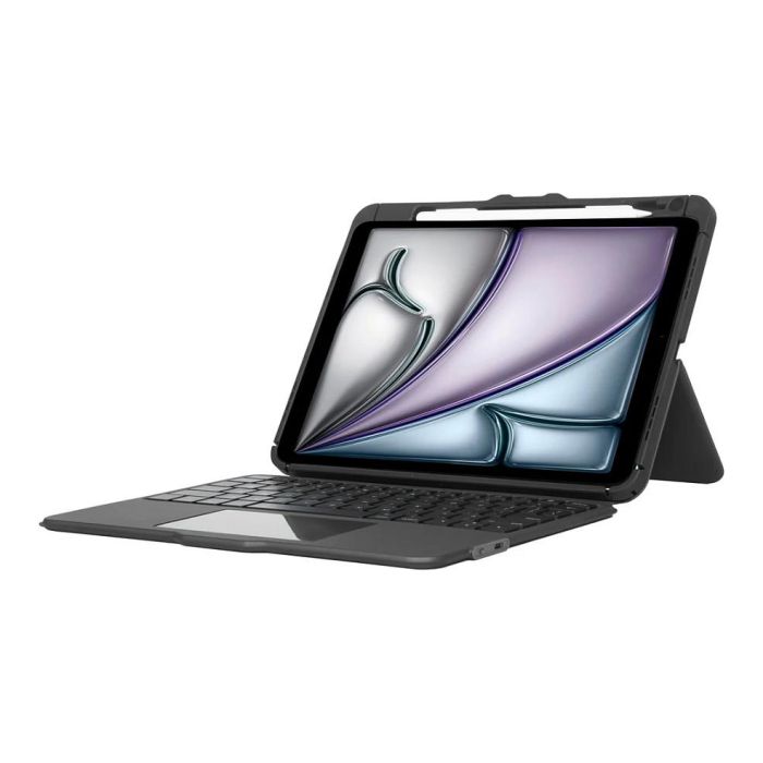 Targus VersaVu Teclado con Trackpad y Cubierta Bluetooth 5.0 para iPad Air (M2) 11" e iPad Pro 11" - Idioma Nórdico QWERTY, Negro