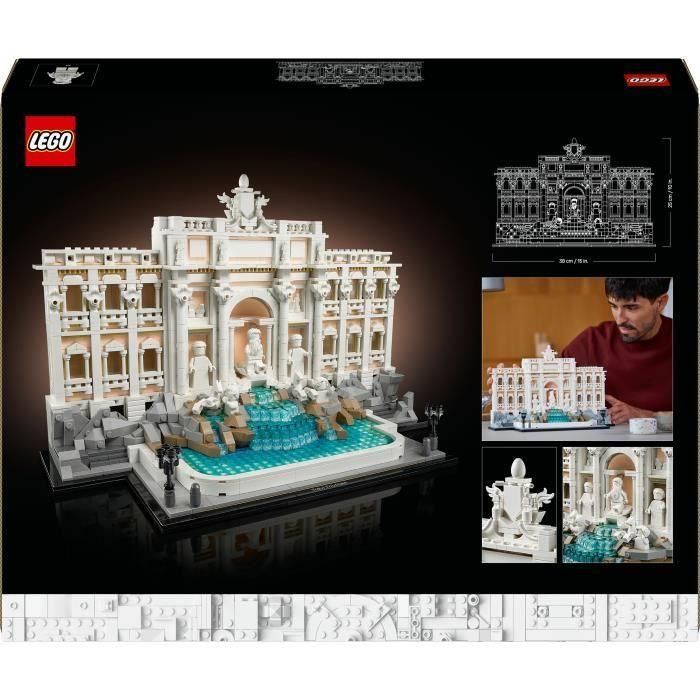 LEGO Architecture 21062 Fontana de Trevi Roma Set de construcción para adultos 5 LEGO Architecture 21062 Fontana de Trevi Roma Set de construcción para adultos 5