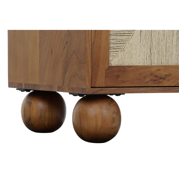 DKD Home Decor Estanteria Basant ratan Marron Oscuro Natural Acacia Ratan 90 x 40 x 181 cm 7