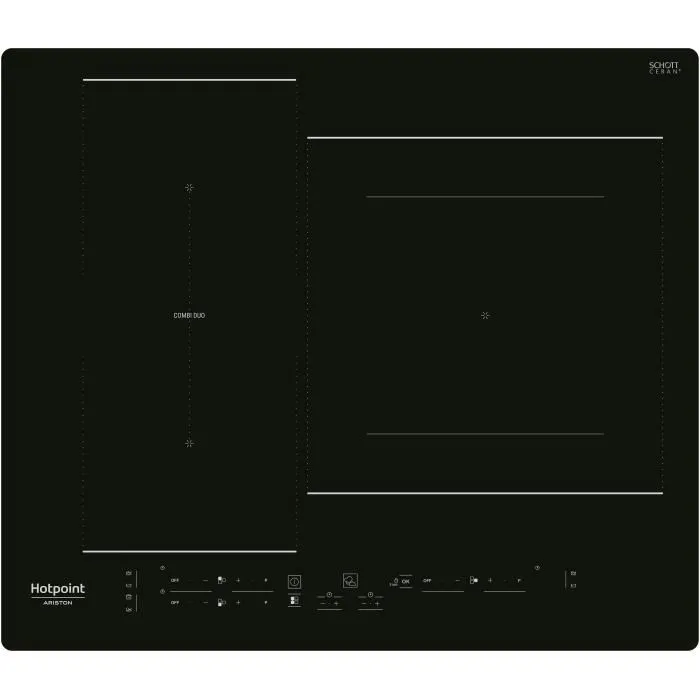 Hotpoint HB2760BNE Placa de Inducción Negra 3 Zonas 7200W L 59 cm x D 51 cm 0 Hotpoint HB2760BNE Placa de Inducción Negra 3 Zonas 7200W L 59 cm x D 51 cm 0