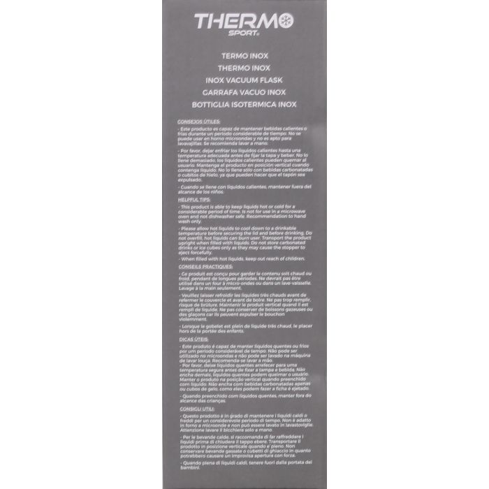 Termo Inox 350 ml Thermosport - Acero Inoxidable (6 Unidades) 6 Termo Inox 350 ml Thermosport - Acero Inoxidable (6 Unidades) 6
