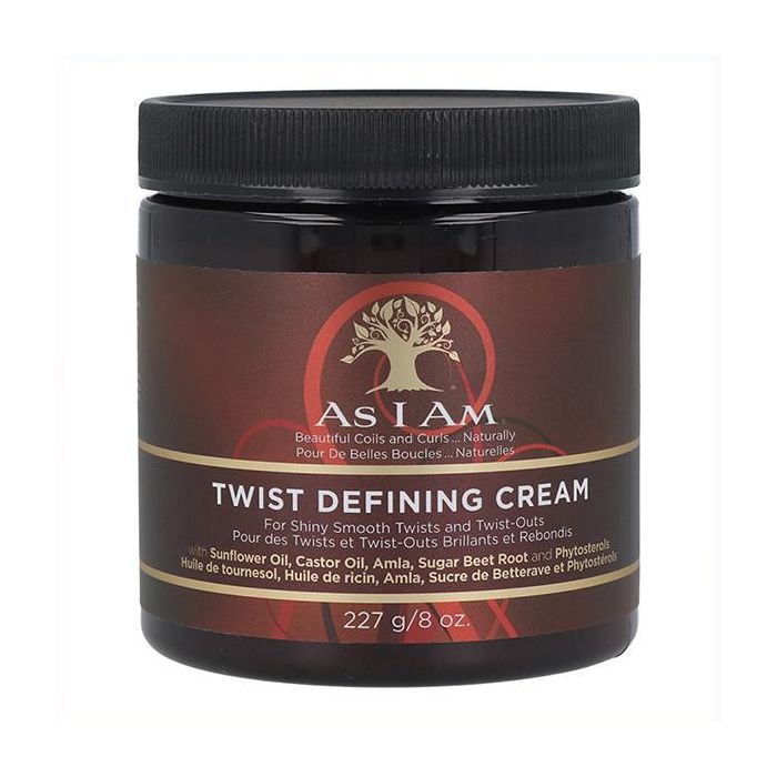 As I Am Twist Defining Crema Definidora 227G/8Oz - Vegano para cabellos rizados y afro As I Am Twist Defining Crema Definidora 227G/8Oz - Vegano para cabellos rizados y afro