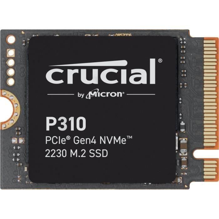 Crucial CT2000P310SSD2 Disco Duro SSD Interno 2 TB NVMe PCIe 4.0 x4, Lectura 6000 MB/s, Escritura 7100 MB/s, M.2 2230