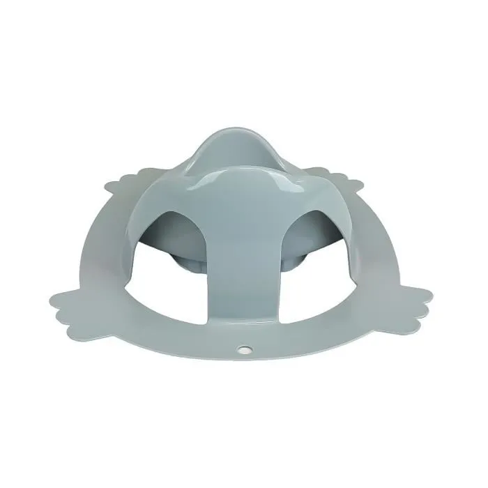 Thermobaby Reductor de Inodoro Luxe Charming Grey - Cómodo, Estable y Antiadherente. Se Adapta a Todos los Vasos de Inodoro 3