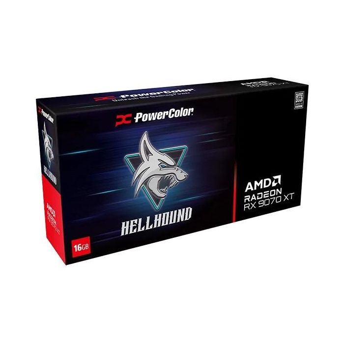 PowerColor RX 9070 XT Hellhound 16GB GDDR6 3Fan 6
