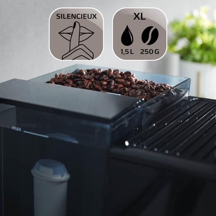 Cafetera - MELITTA - Avanza F270-100 - Depósito de agua de 1,5 L - Depósito de granos de 250 g - 1450 W - Gris titanio 4