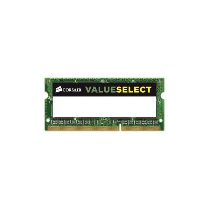 Memoria RAM Corsair ValueSelect 8GB/ DDR3L/ 1600MHz/ 1.35V-1.5V/ CL11/ SODIMM 1 Memoria RAM Corsair ValueSelect 8GB/ DDR3L/ 1600MHz/ 1.35V-1.5V/ CL11/ SODIMM 1