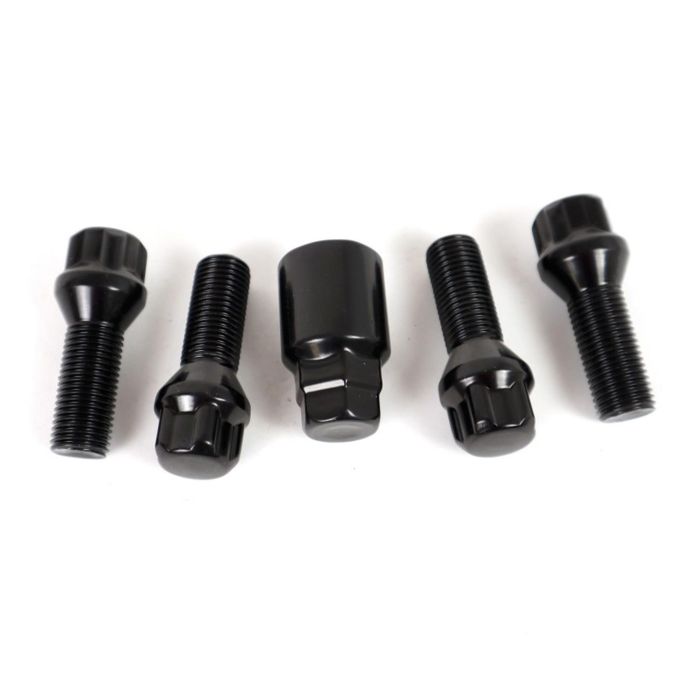 Omp Tornillos Antirrobo Llantas M14x1.5 Cónico Largo 28-55 mm Llave 17-19 Negro DIN 10.9 OMPS09831401 1