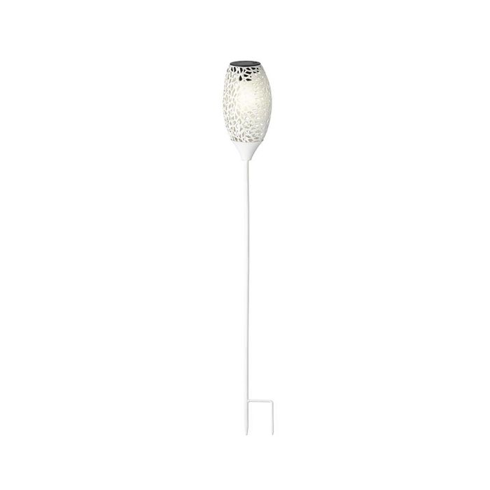 Lumineo Antorcha Solar LED Blanco Cálido Ø11x94cm 5 LEDs, Colores Surtidos (Verde, Blanco, Antracita, Beige) 2 Lumineo Antorcha Solar LED Blanco Cálido Ø11x94cm 5 LEDs, Colores Surtidos (Verde, Blanco, Antracita, Beige) 2