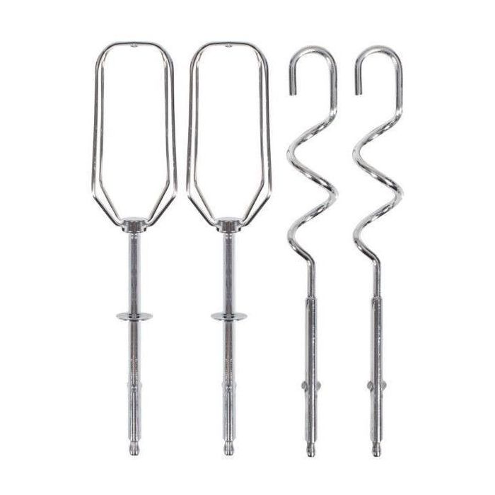 Livoo DOP243R Batidora eléctrica, ideal para preparar masas y mezclas. Potencia de 250W y 5 velocidades ajustables. Color Rojo. 2