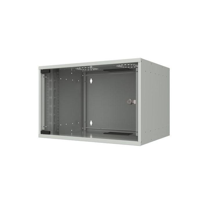 Lanview Rack Cabinet 19'' 7U SOHO Mural Desmontado para Redes con Puerta de Cristal Templado 535x400x350mm