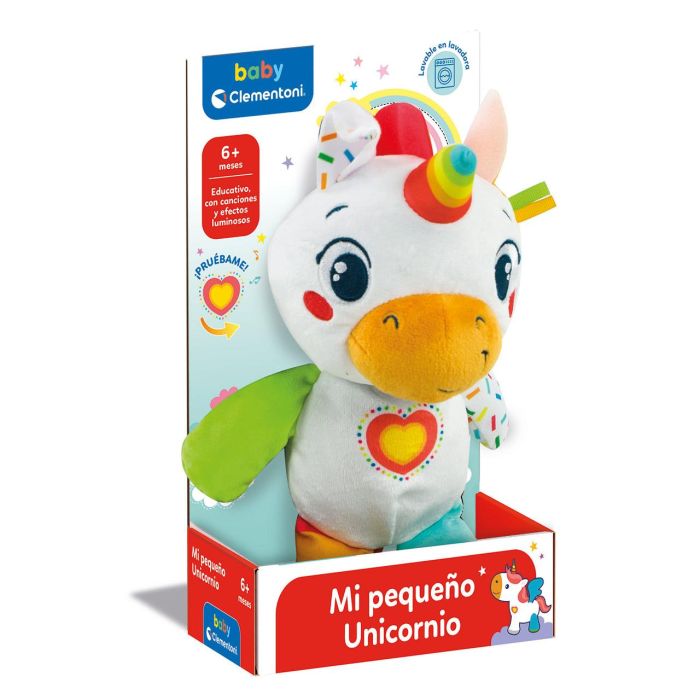 Clementoni Peluche Unicornio Bebé 55500 Musical Educativo +6 Meses 2