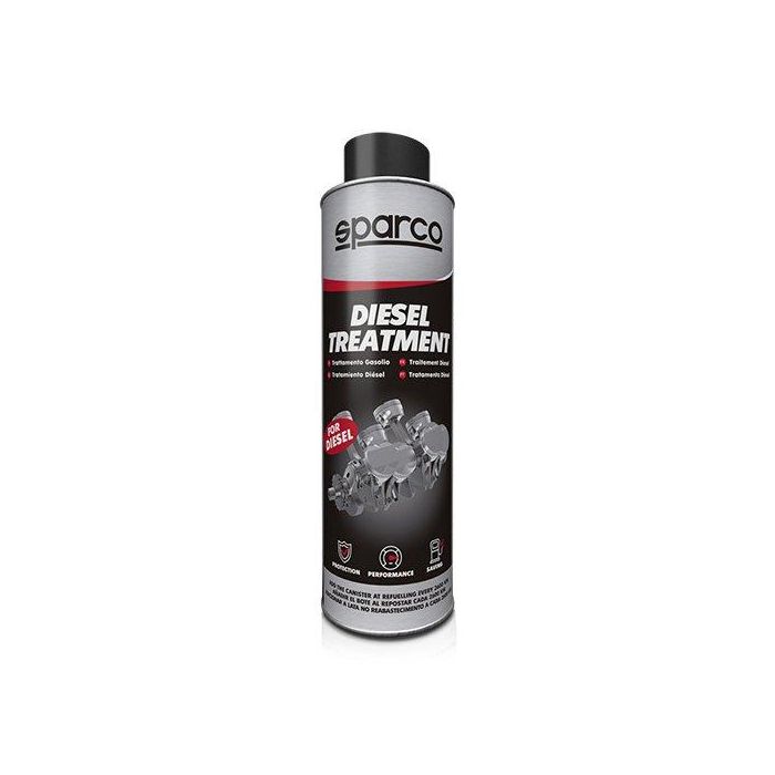 Sparco SPCA0002 Tratamiento Diésel Aditivo Combustible 300 mL Limpia Sistema, Mejora Rendimiento, Ahorra Combustible y Reduce Emisiones Sparco SPCA0002 Tratamiento Diésel Aditivo Combustible 300 mL Limpia Sistema, Mejora Rendimiento, Ahorra Combustible y Reduce Emisiones