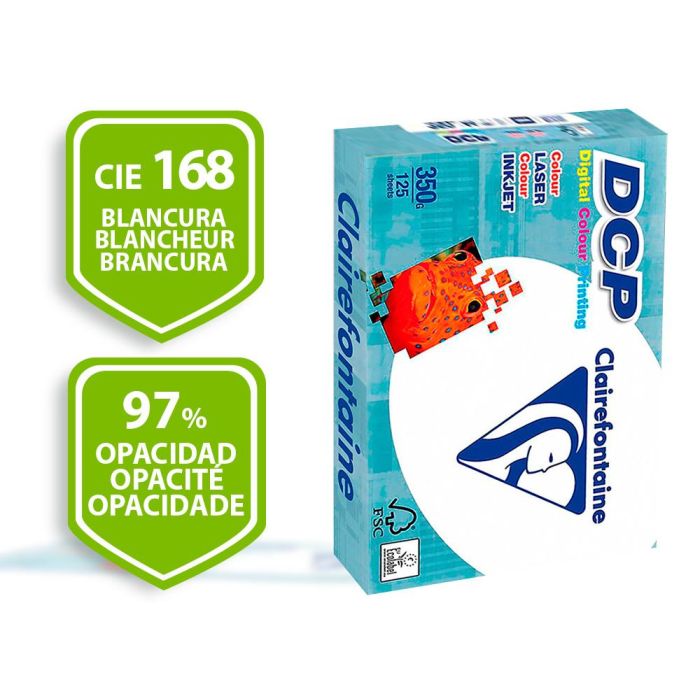 Papel Fotocopiadora Clairefontaine Din A3 350 gr Paquete De 125 Hojas 1