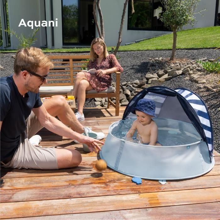 Babymoov Aquani Mariniere, Zona de Juegos Anti-UV SPF 50+ 3 en 1 1