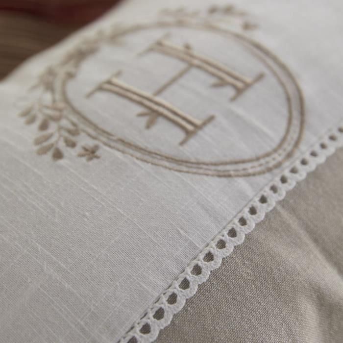 Today TOD1700216563756 Cojín Charme Estampado Chambray Bordado Berenice 30 x 50 cm 2
