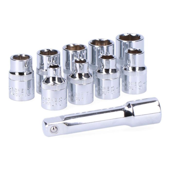 Koma Tools 12v-ca-k Carraca Eléctrica 12V Kit Completo con Batería 2Ah, Cargador, Vasos, Maletín y Par 45 Nm 8