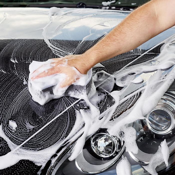 Sonax Champú Brillo Concentrado SX03143000 para Pintura, Goma, Plástico, Vinilo y Cristal, Limpia y cuida la pintura sin fosfatos.