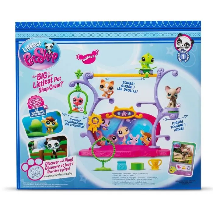 Bandai Littlest Pet Shop Pets Got Talent Playset Set de Juego con 2 Animales Decoración Accesorios BF00558 4 Bandai Littlest Pet Shop Pets Got Talent Playset Set de Juego con 2 Animales Decoración Accesorios BF00558 4