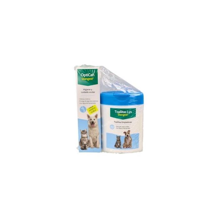 Stangest Optican Limpiador De Ojos + Toallitas Lys 40 Unidades