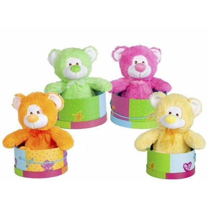 Peluche oso colores 30 cm.con caja - modelos surtidos